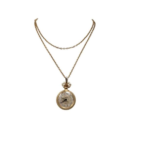 Vintage Avon George Washington Pendant Watch Necklace – Taylor Swift Inspired - Picture 1 of 5